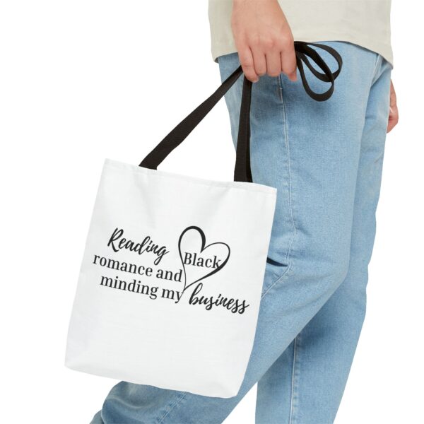 Reading Black Romance Tote Bag - Image 3