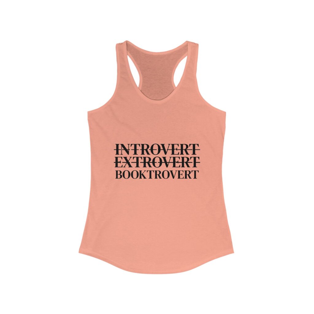Booktrovert Racerback Tank