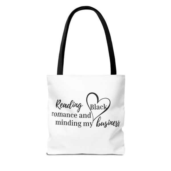 Reading Black Romance Tote Bag - Image 2